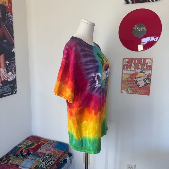 Disney Parks Disneyland Retro Rainbow Tie Dye Short Sleeve Casual T Shirt - Picture 6 of 15